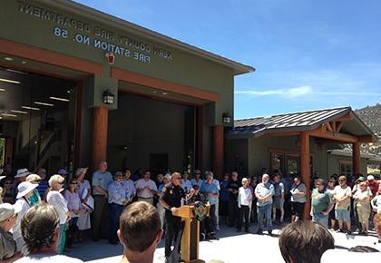 PMC Fire Station Ribbon Cutting ceremony